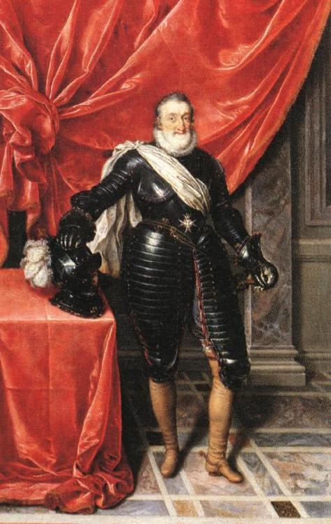 POURBUS, Frans the Younger Henry IV, King of France in Armour F oil painting image